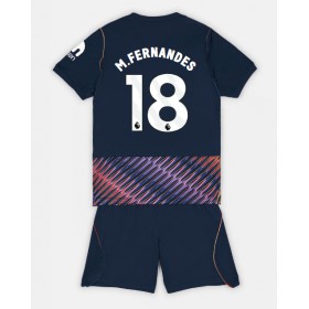 Dětské fotbalový komplet Tottenham Hotspur Mateus Fernandes #18 Venkovní košile 2026-27 Krátkým Rukávem
